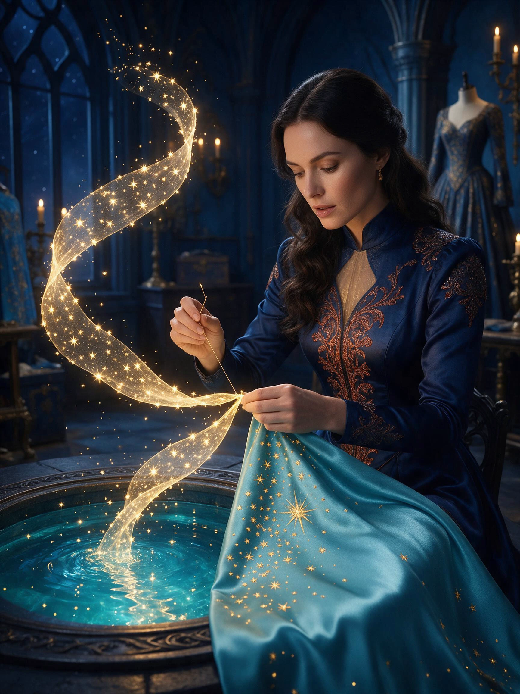 Moonpool Dressmaker，一張使用 EasySub 創建的原創 AI 圖像